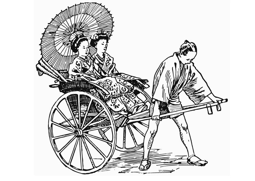 Malvorlage  riksha