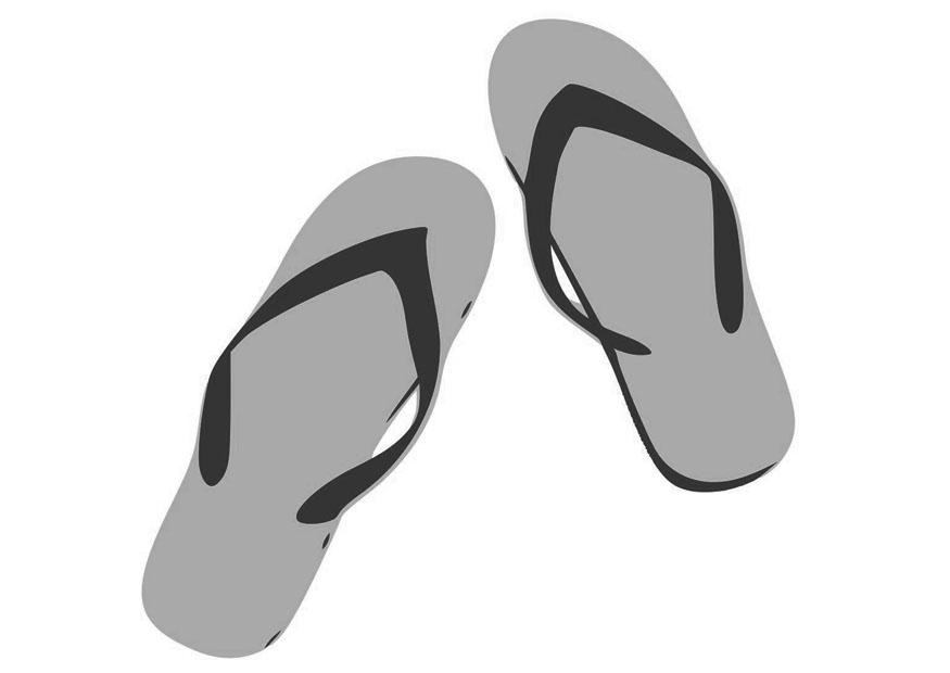 Malvorlage  sandalen