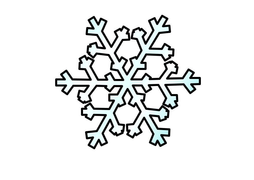 Malvorlage  schnee