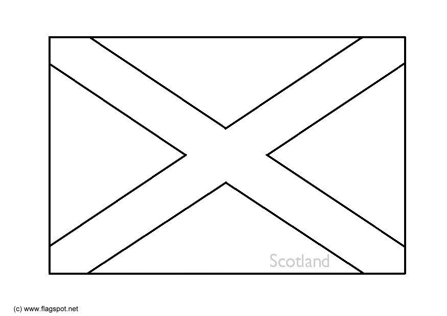 Malvorlage  schottland