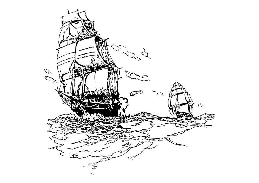 Malvorlage  segelboote