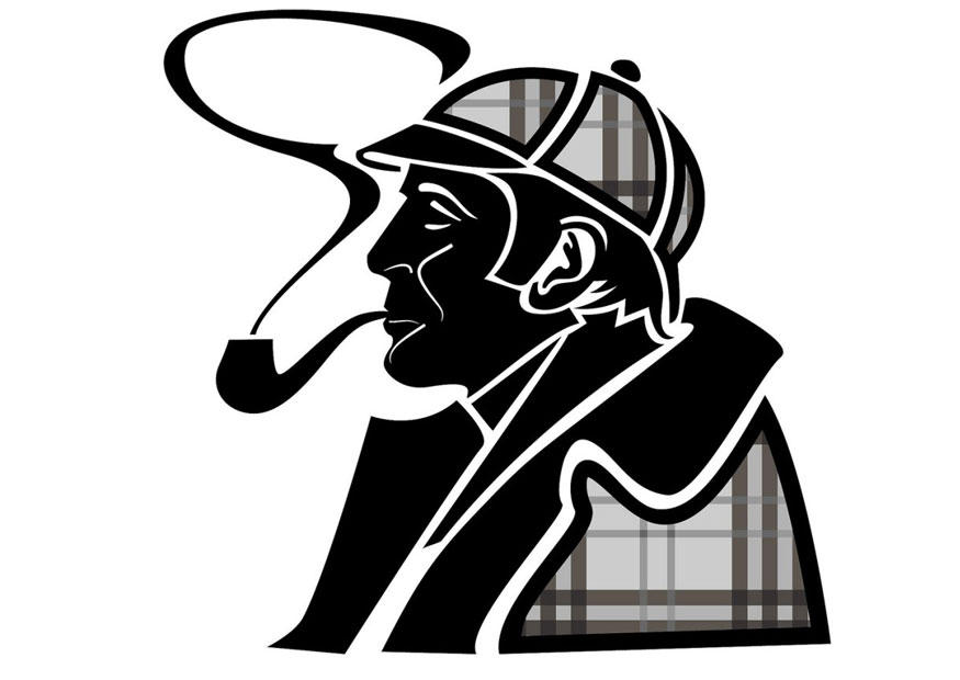 Malvorlage  sherlock holmes