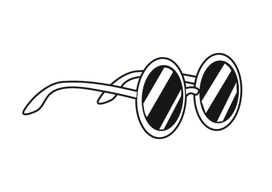 Malvorlage  sonnenbrille