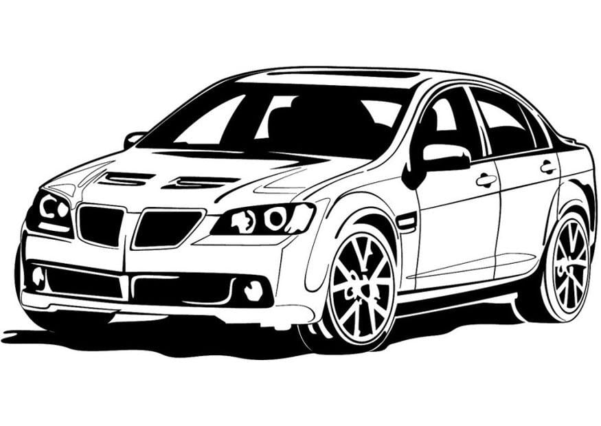 Malvorlage  sportauto