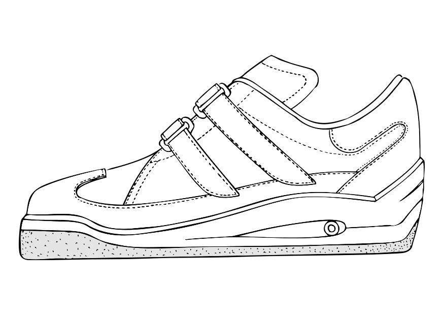 Malvorlage  sportschuh