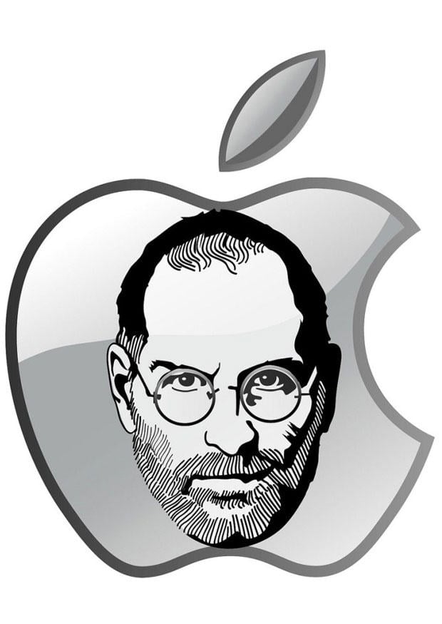 Malvorlage  steve jobs - apple