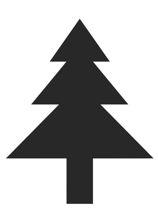 Malvorlage  tannenbaum