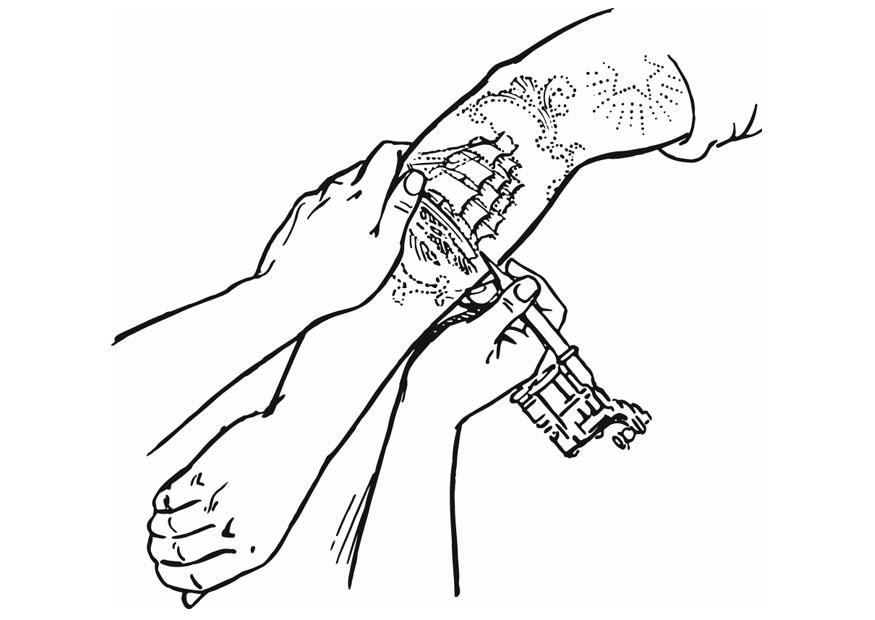 Malvorlage  tattoo
