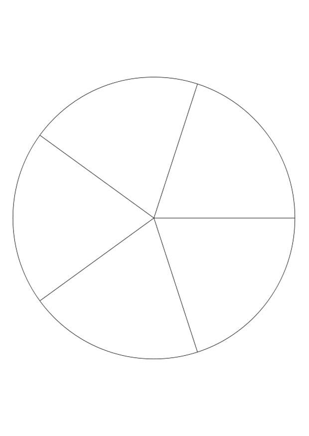Malvorlage  teilmenge - fA¼nf teile