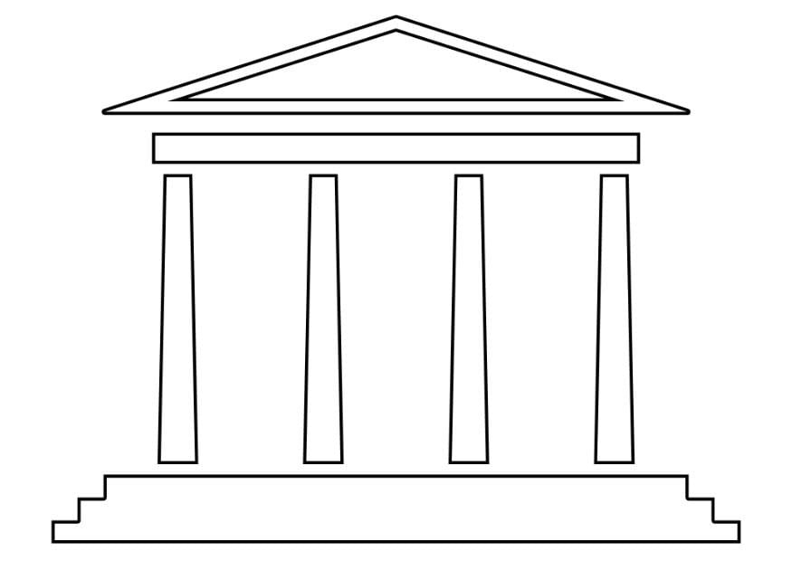 Malvorlage  tempel