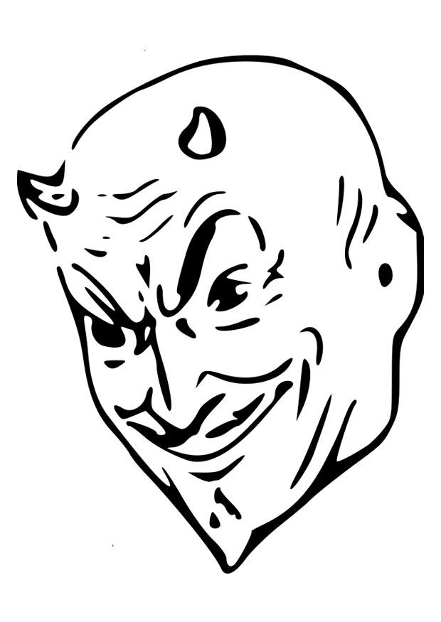 Malvorlage  teufel