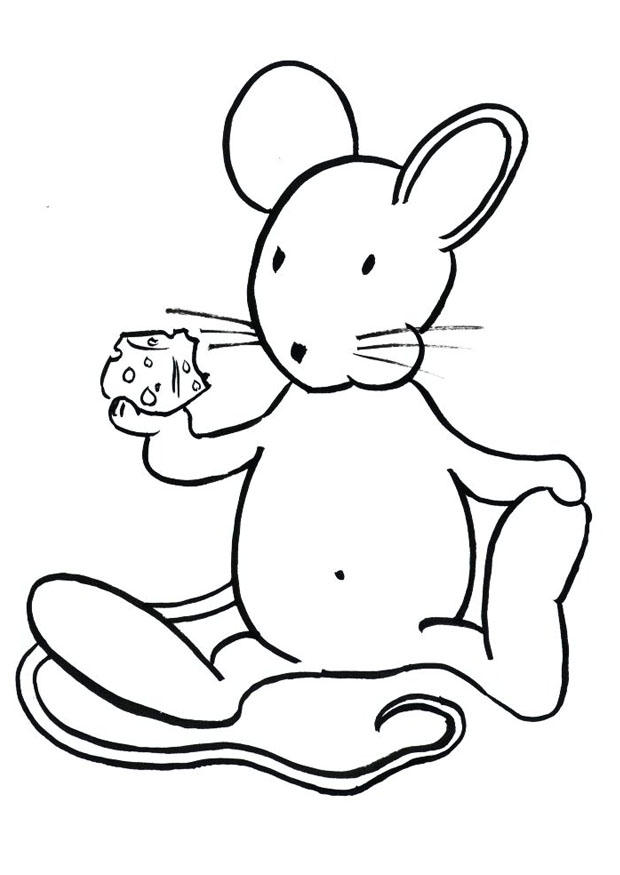 Malvorlage  transi, die maus