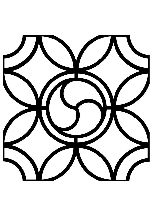Malvorlage  vergrA¶serungsglas