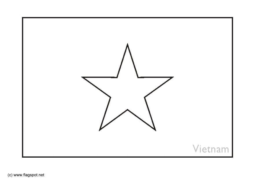 Malvorlage  vietnam