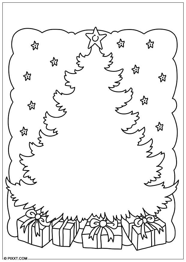 Malvorlage  weihnachtsbaum