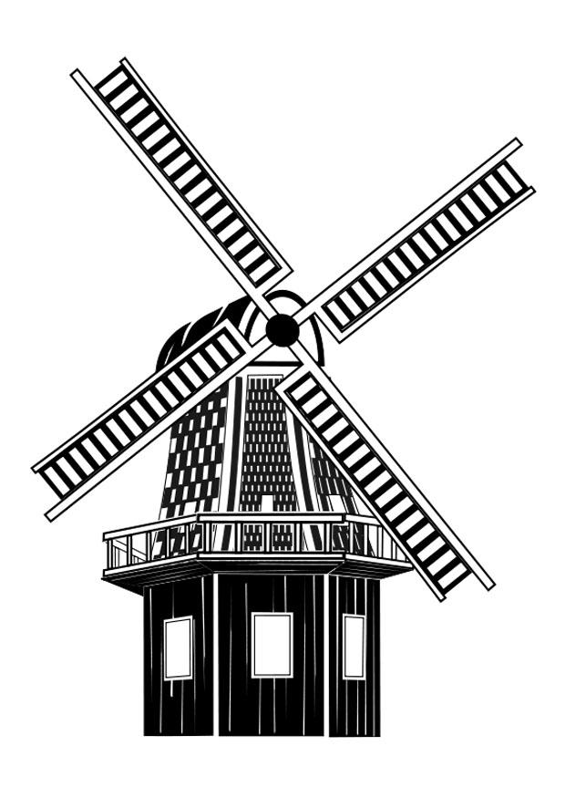 Malvorlage  windmA¼hle