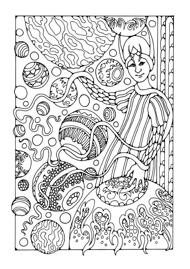 Malvorlage  zauberer