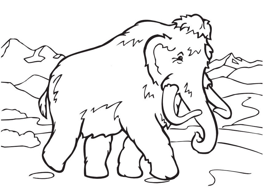 mamut Malvorlage mamut