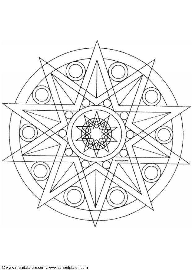 mandala 1402b Malvorlage mandala 1402b
