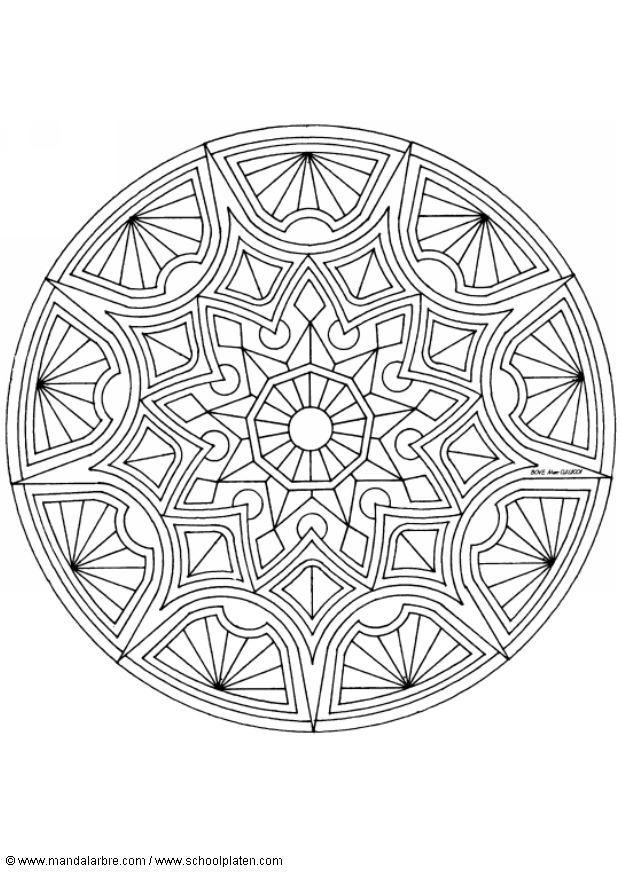 mandala 1502e Malvorlage mandala 1502e