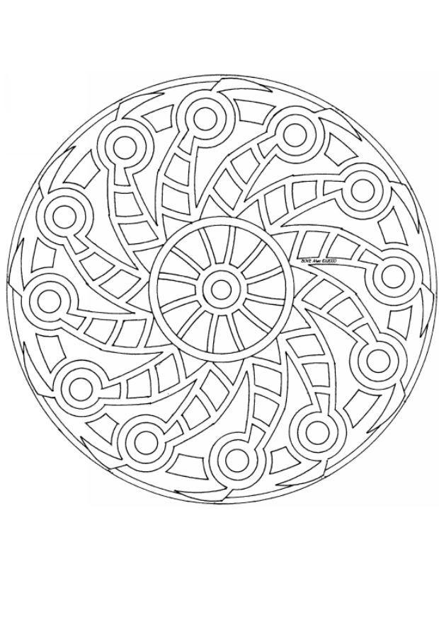 mandala 1502j Malvorlage mandala 1502j