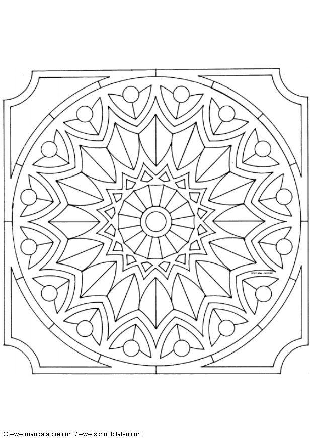mandala -1502s Malvorlage mandala -1502s