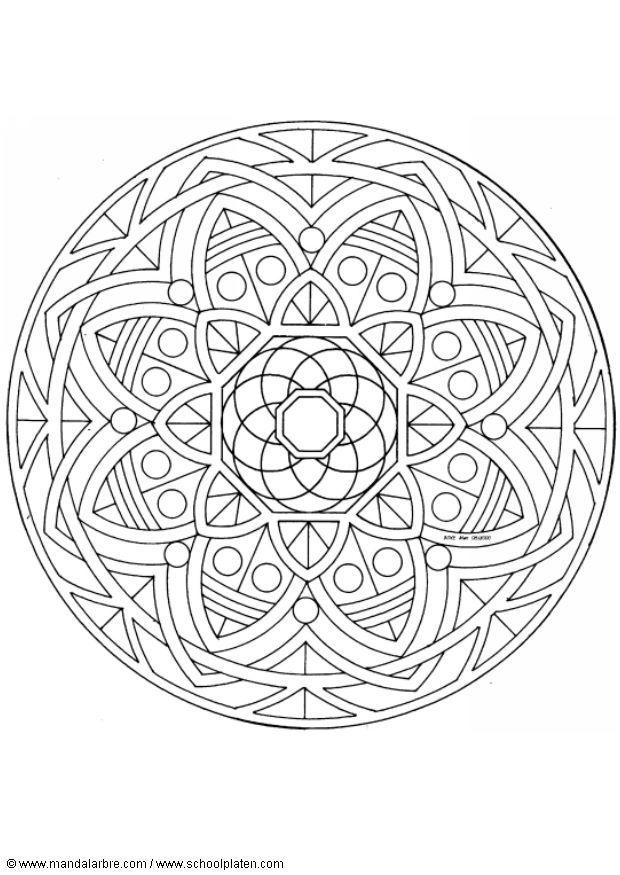 mandala -1502t Malvorlage mandala -1502t