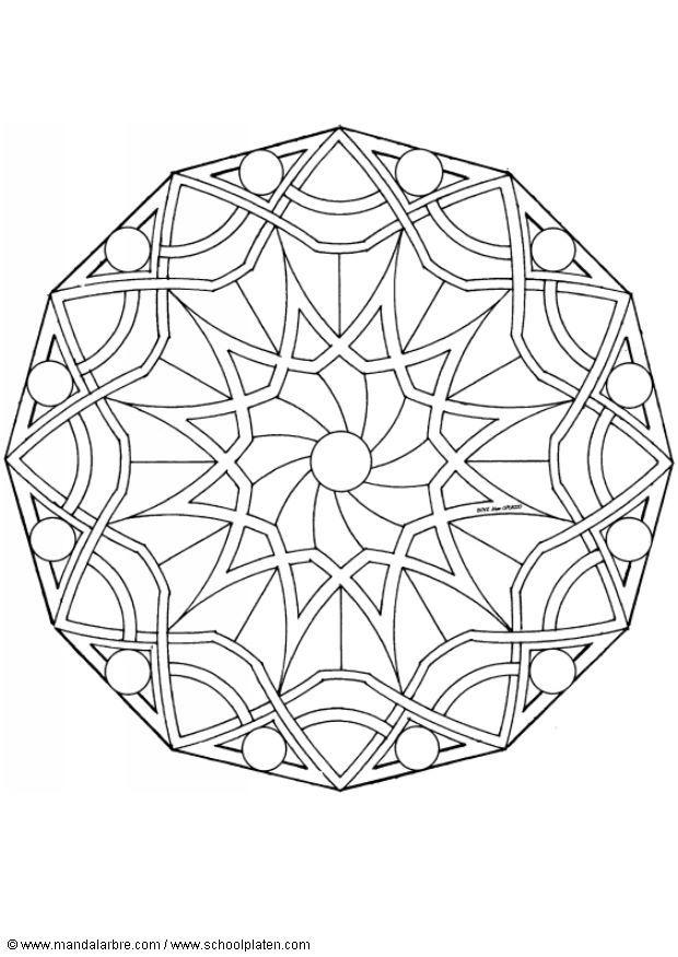 mandala 1502z Malvorlage mandala 1502z