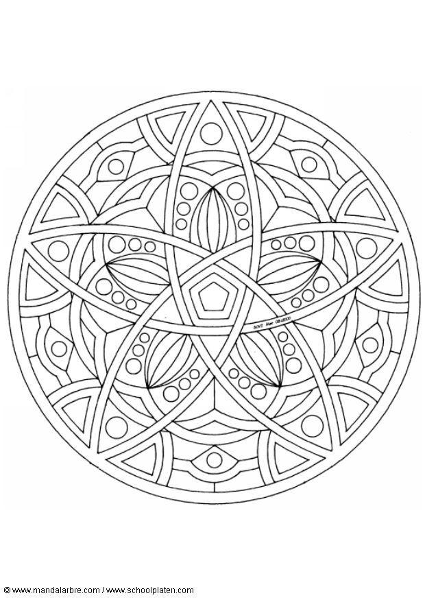 mandala 1602e Malvorlage mandala 1602e