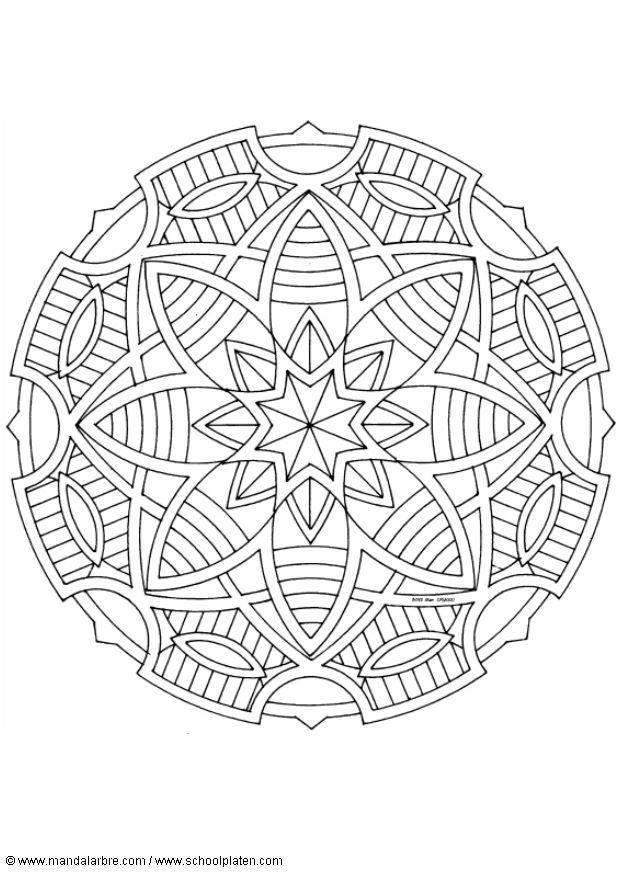 mandala-1602f Malvorlage mandala-1602f