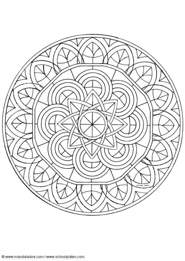 mandala 1602p Malvorlage mandala 1602p