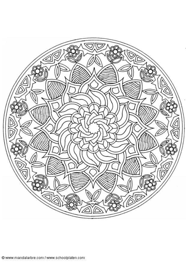 mandala-1602q Malvorlage mandala-1602q