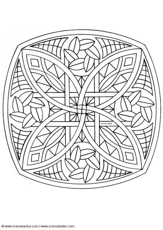 mandala-1702a Malvorlage mandala-1702a