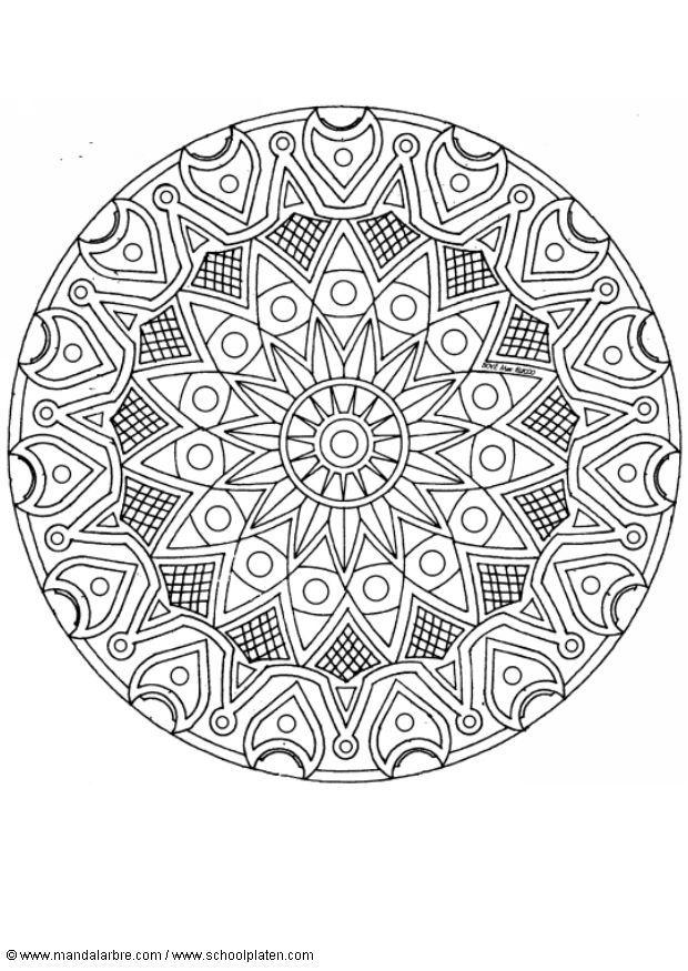 mandala 1702d Malvorlage mandala 1702d