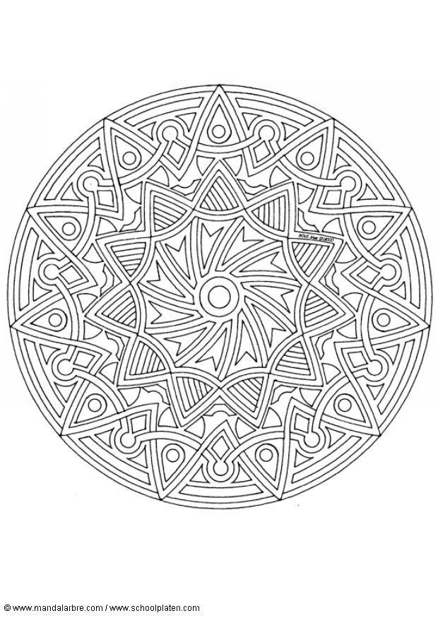 mandala 1702e Malvorlage mandala 1702e