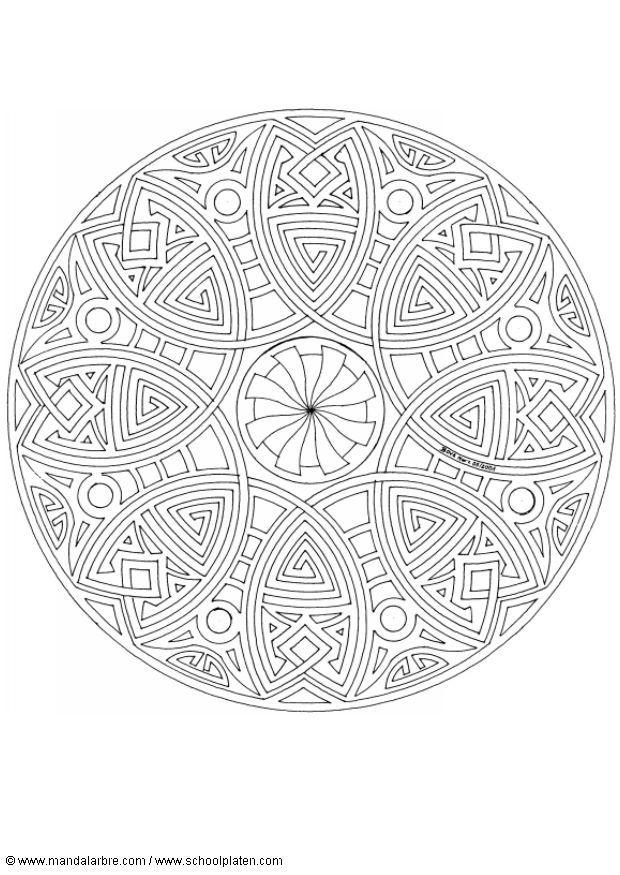 mandala 1702h Malvorlage mandala 1702h