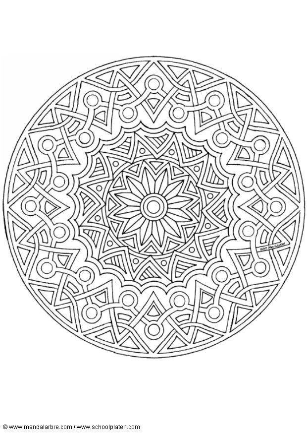 mandala-1702j Malvorlage mandala-1702j