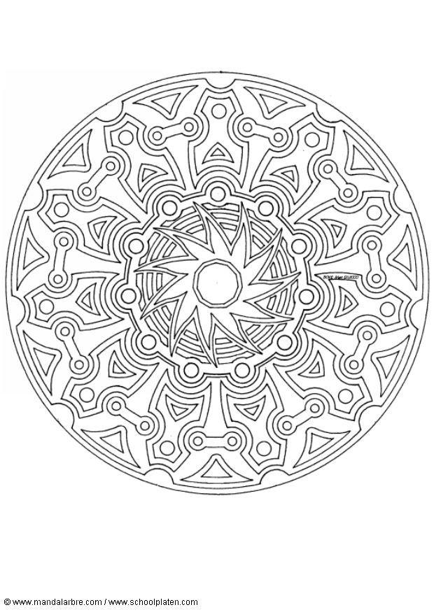 mandala 1702t Malvorlage mandala 1702t