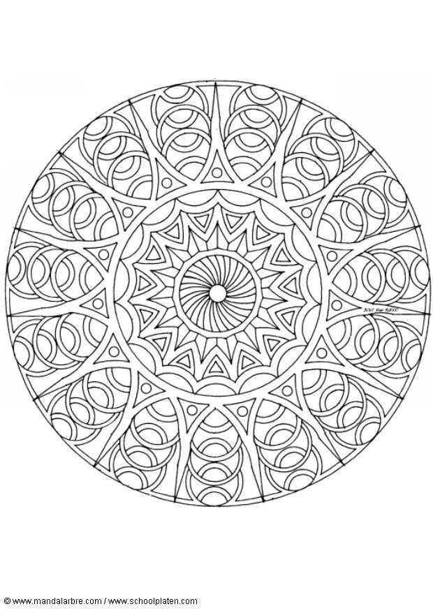 mandala 1702u Malvorlage mandala 1702u