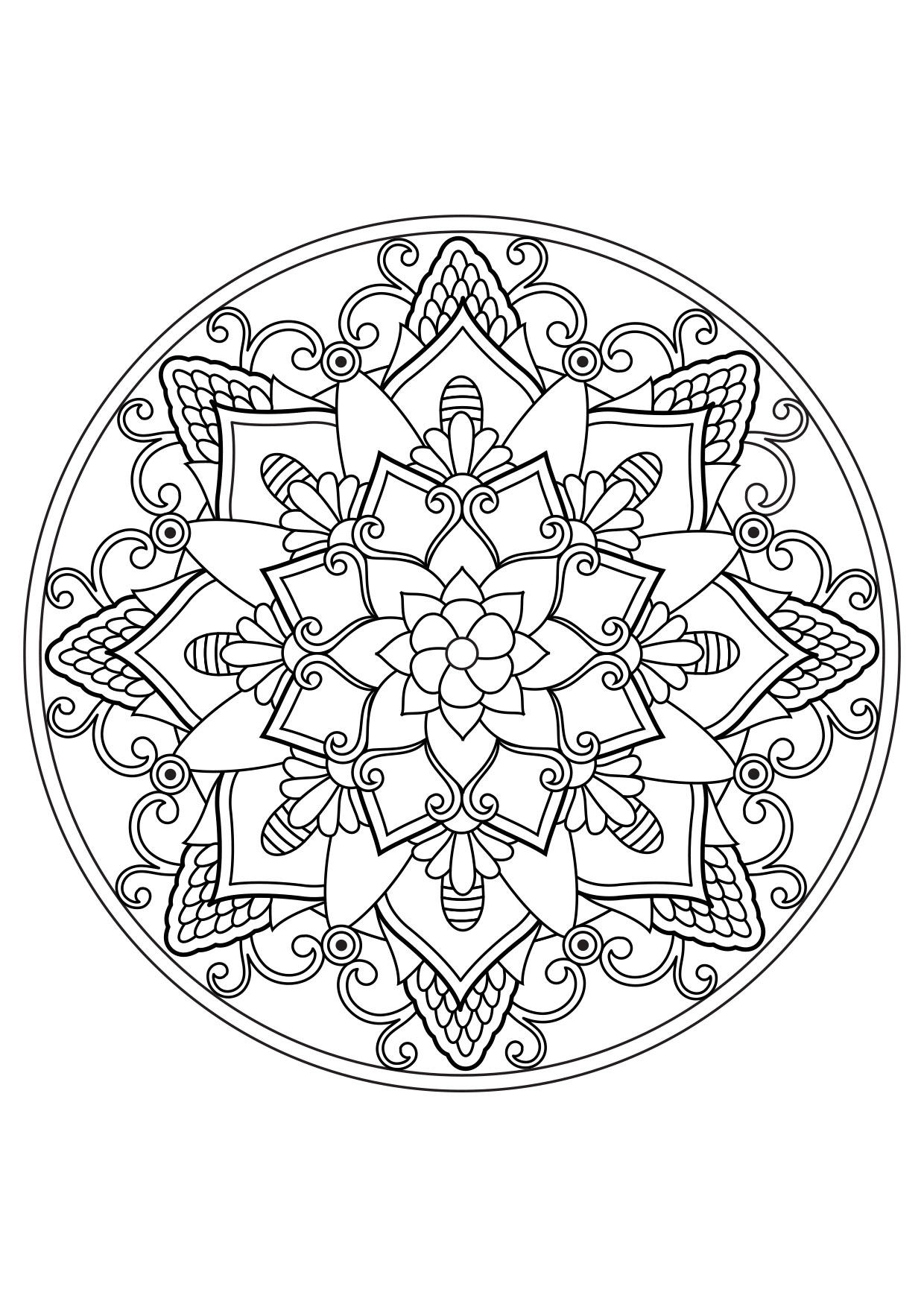 mandala Malvorlage mandala