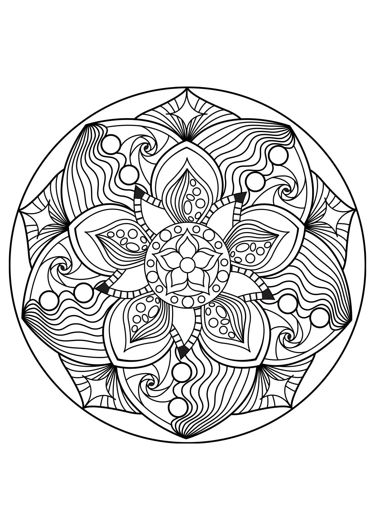mandala Malvorlage mandala