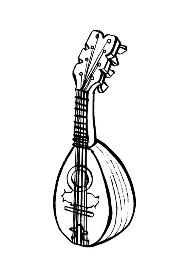 mandoline Malvorlage mandoline
