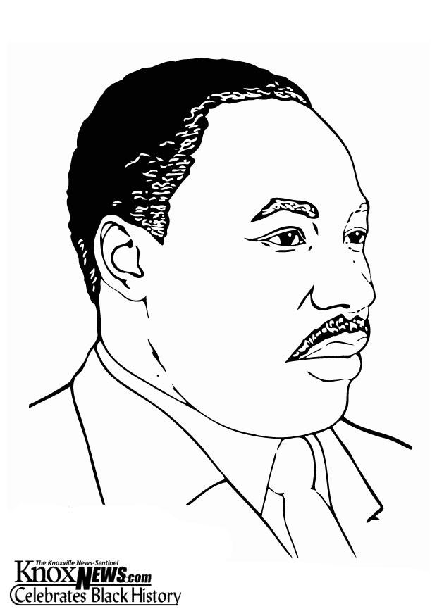 martin luther king, jr Malvorlage martin luther king, jr