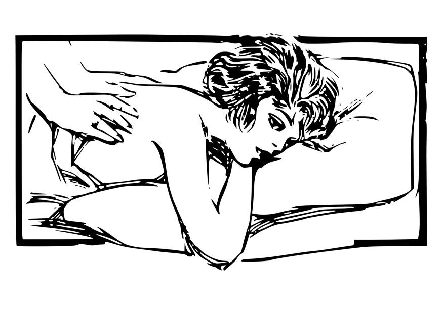 massage Malvorlage massage
