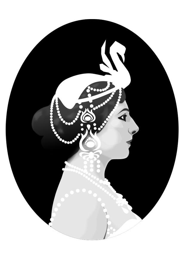 Malvorlage mata hari