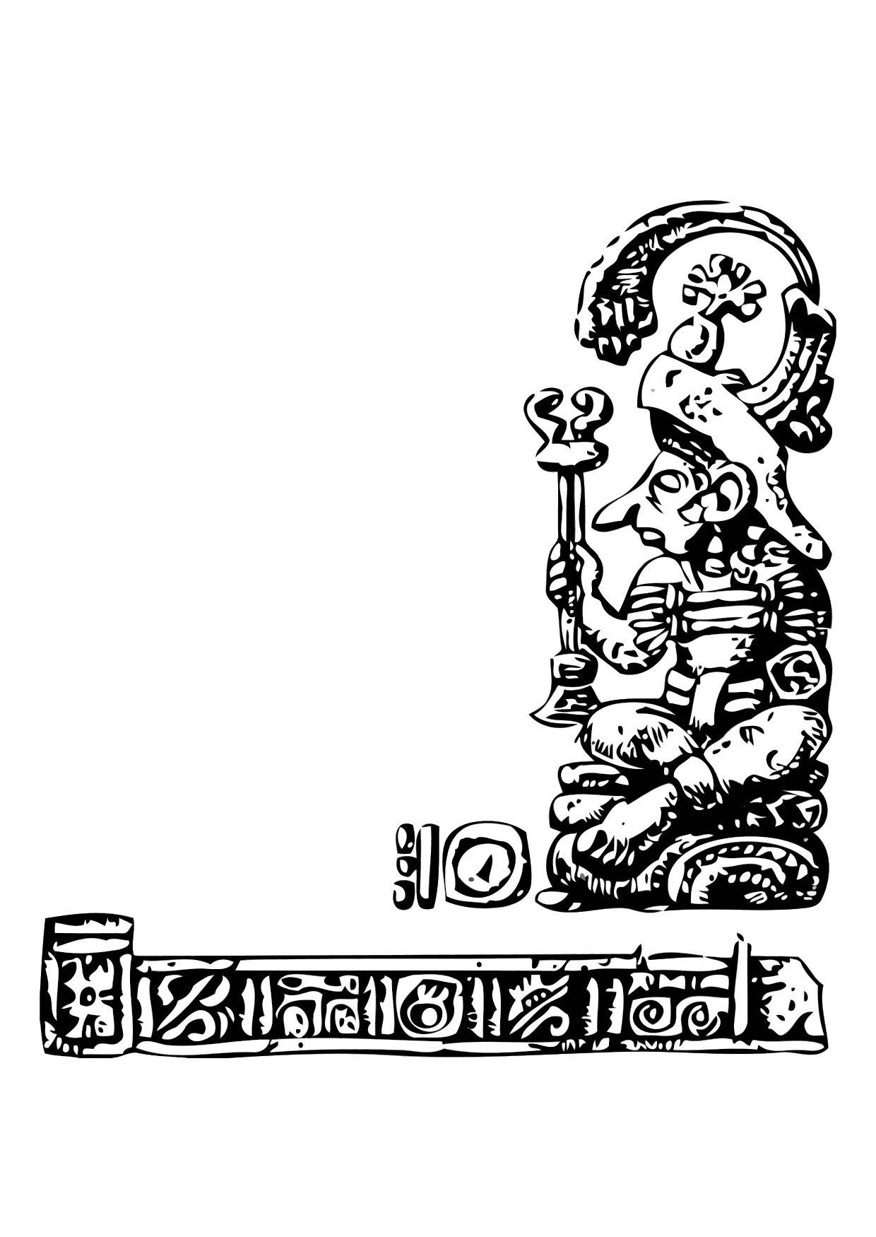 maya Malvorlage maya