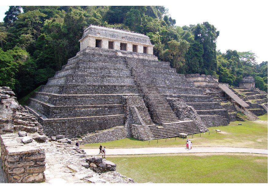 mayatempel palenque Foto mayatempel palenque