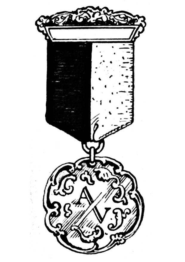 medaille Malvorlage medaille