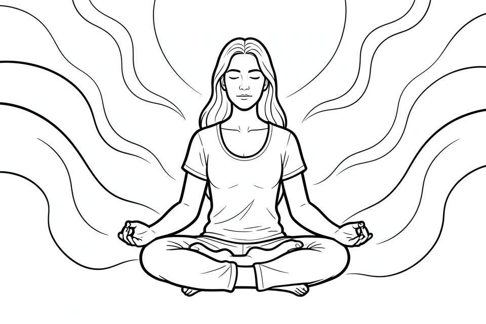 meditation Malvorlage meditation