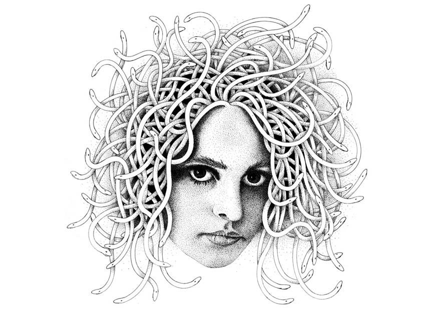 medusa Malvorlage medusa